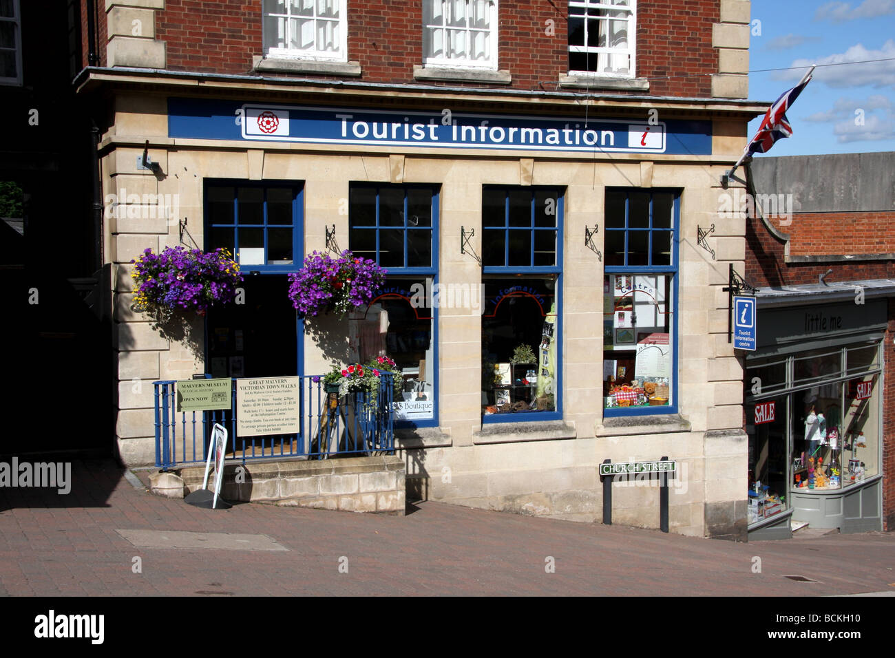 Tourist Information Office, Malvern, Worcestershire Stock Photo