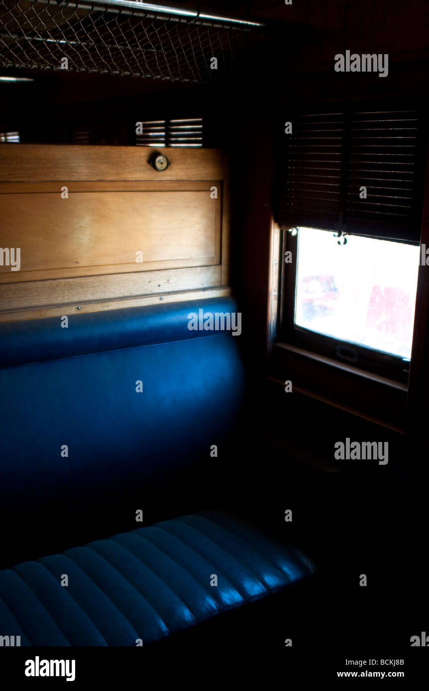 Old fashioned train interior hi-res stock photography and images - Alamy