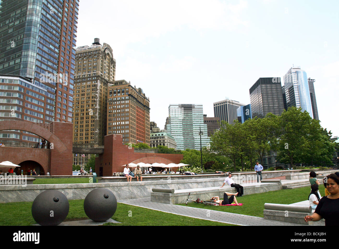 USA, New York, Architecture, Battery Park Stock Photo Alamy