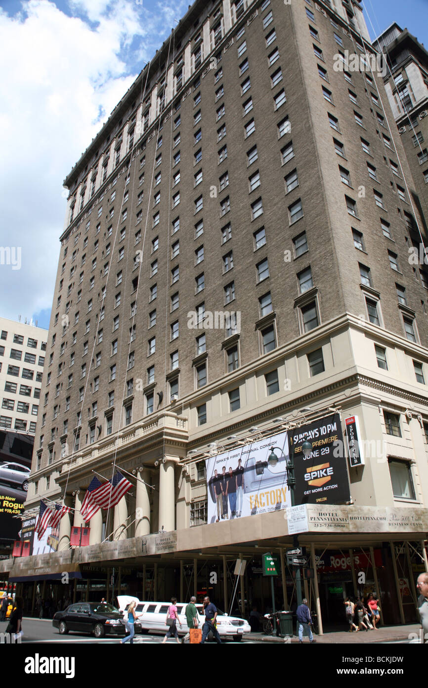 USA, New York, Hotel Pennsylvania Stock Photo - Alamy