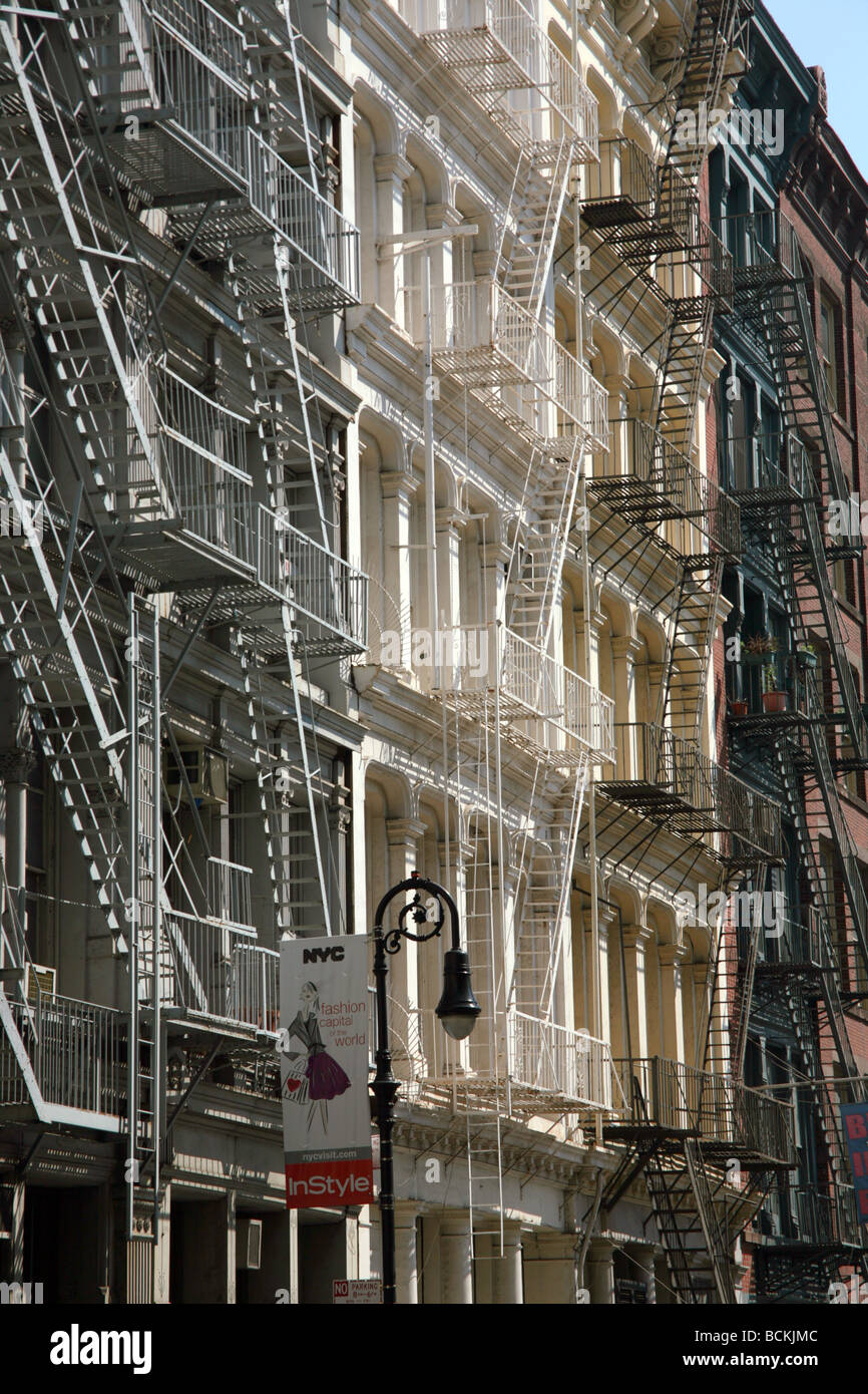 USA, New York, Greene Street, Soho Stock Photo Alamy