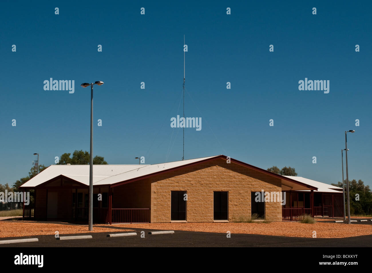 Newly built house in Lightning Ridge, NSW Australia Stock Photo Alamy