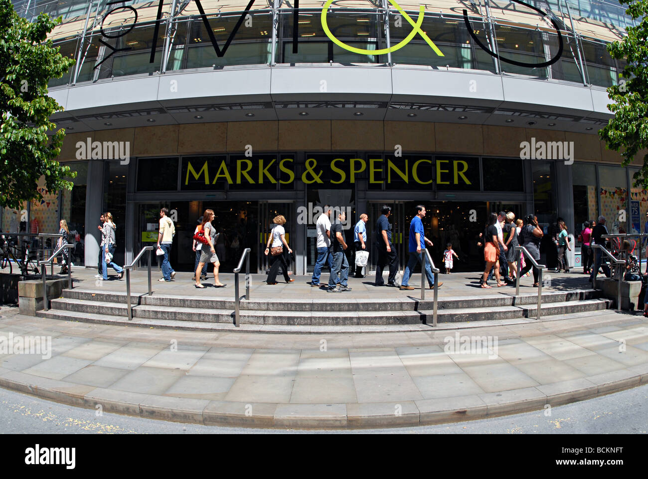 Marks and Spencer Manchester Stock Photo Alamy