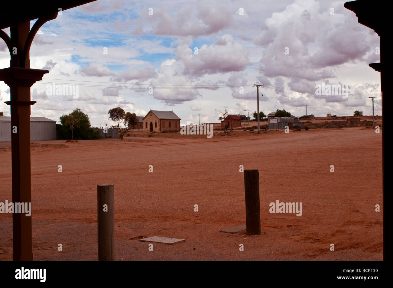 Deserted town of Silverton NSW Australia Stock Photo Alamy