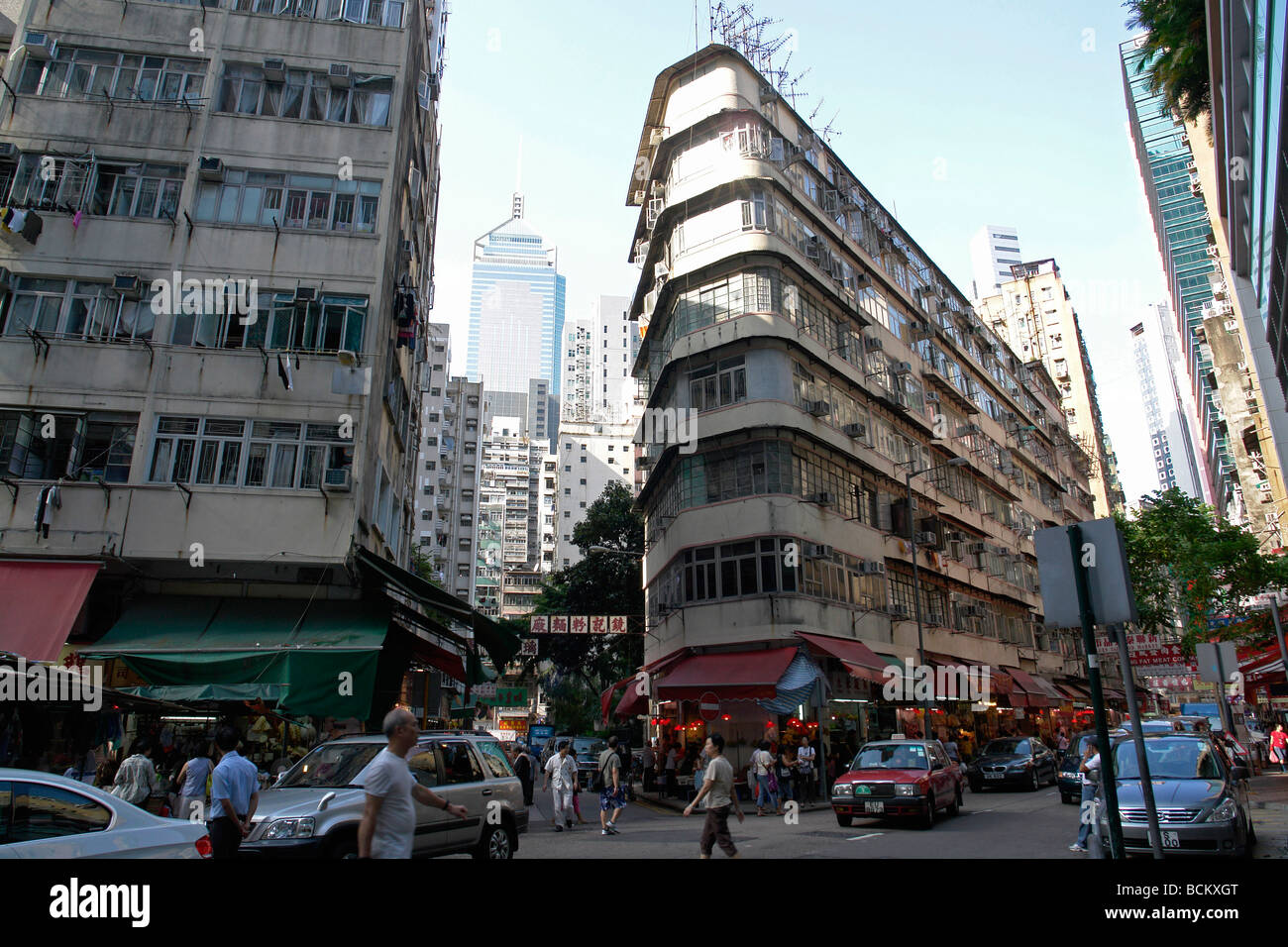 China Hong Kong Wan Chai Tai Yuen street open-air Market Stock Photo