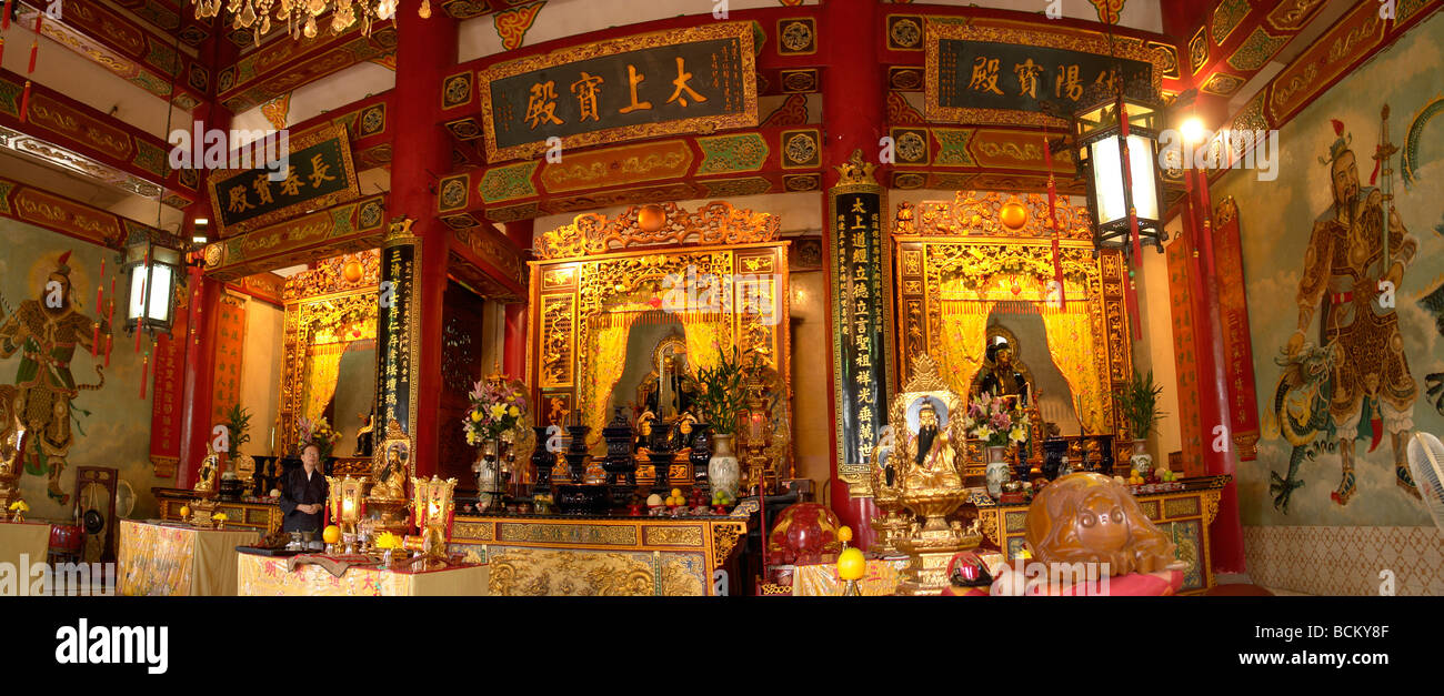 China Hong Kong Fanling Fung Ying Seen Koon temple, a Taoist temple Stock Photo