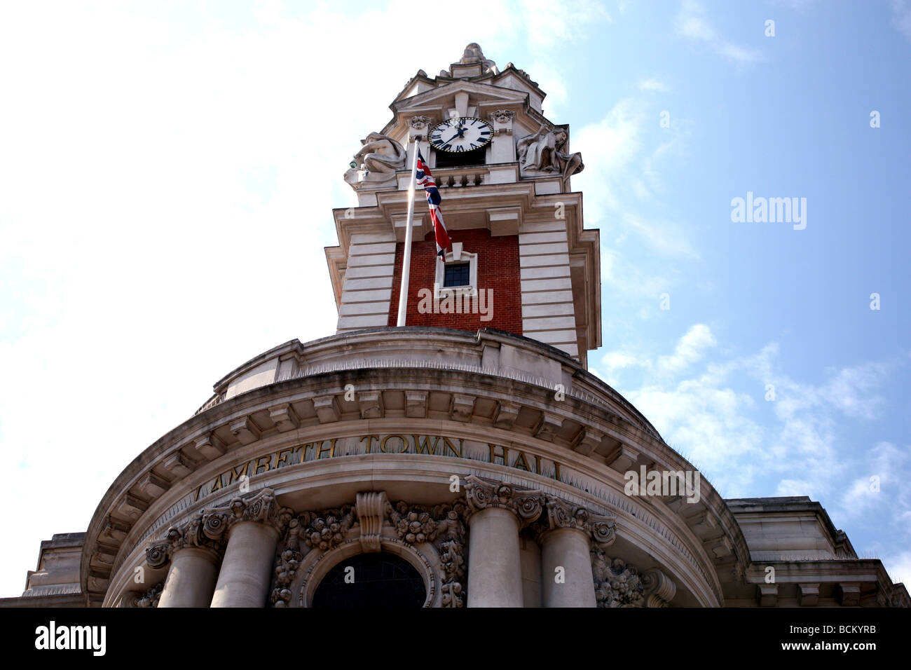 Lambeth Town Hall, Brixton, South London Stock Photo