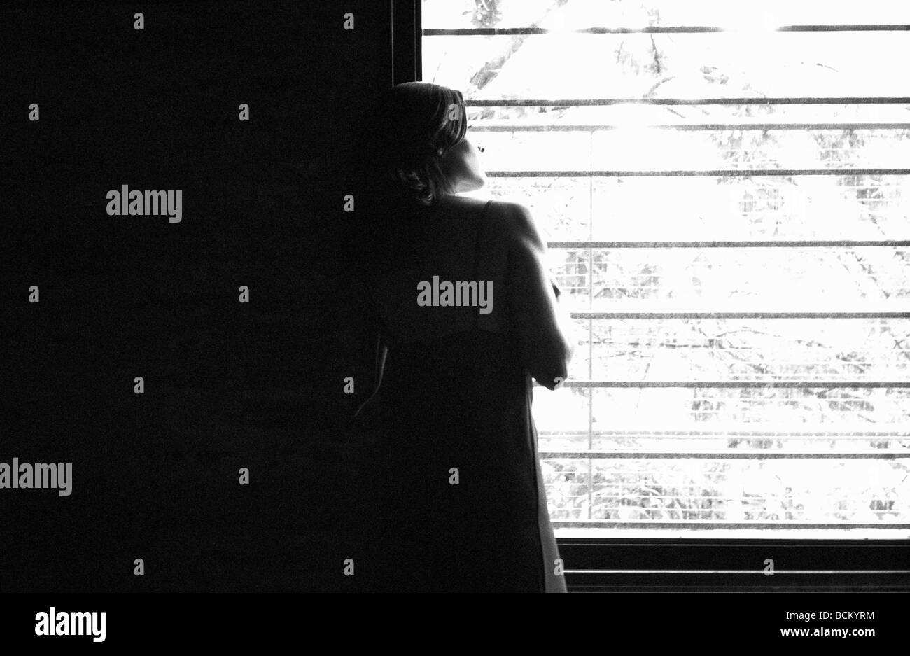 Out looking Black and White Stock Photos Images Alamy