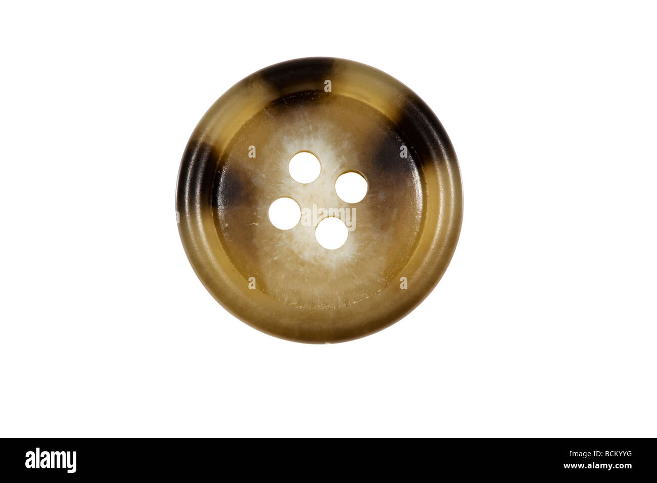 Brown coloured button Stock Photo - Alamy