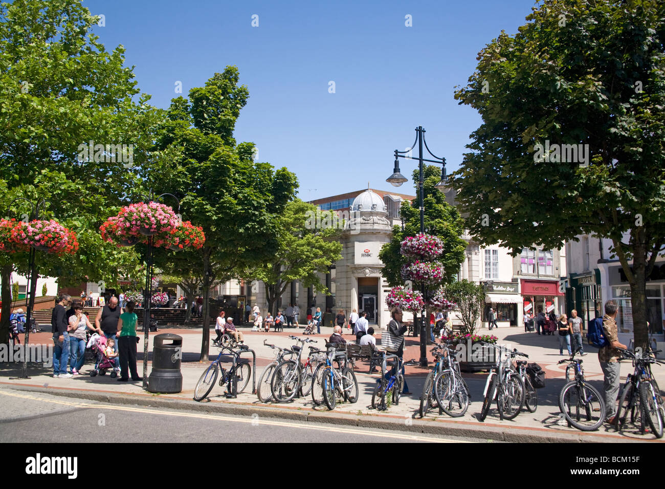 Worthing town centre. West Sussex, England Stock Photo