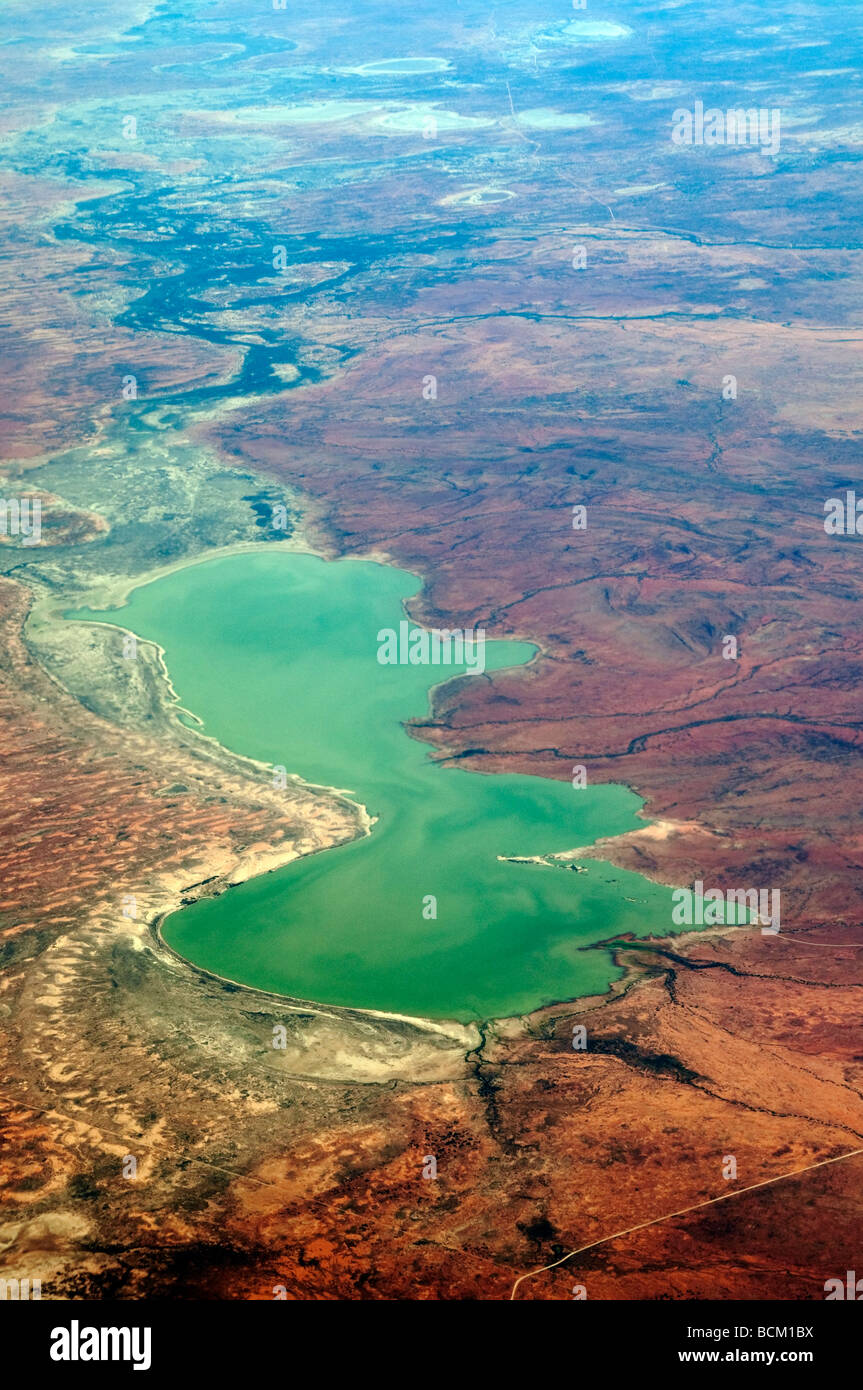 Aerial view of the Australian Outback Stock Photo - Alamy