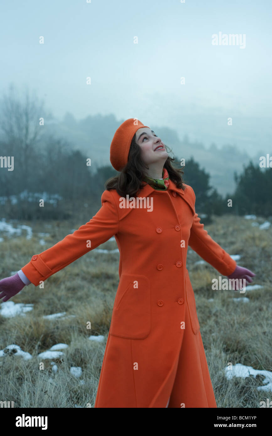 Wearing coat deals without arms