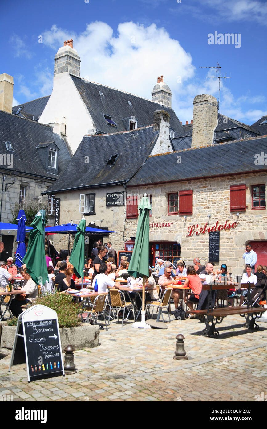 France, Brittany, Bretagne, Finistere, Finistère, Quimper, Place au Beurre Stock Photo