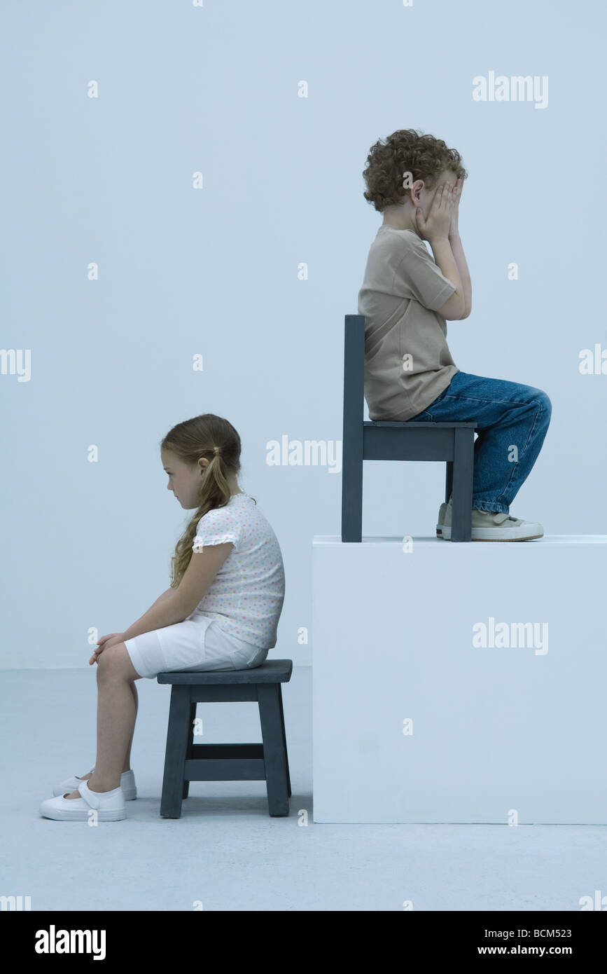 Girl sulking chair hi-res stock photography and images - Alamy
