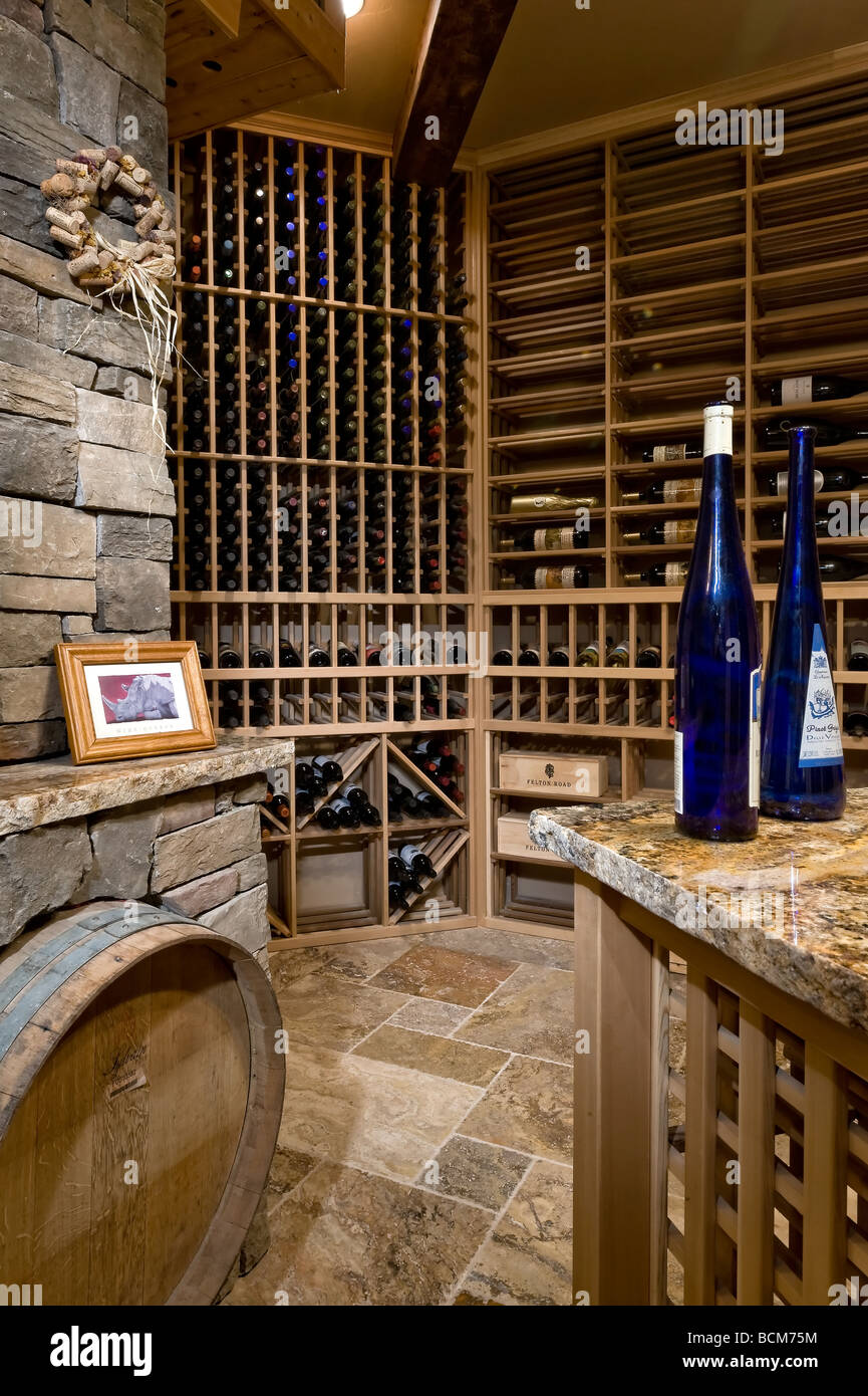 Wine cellar Stock Photo