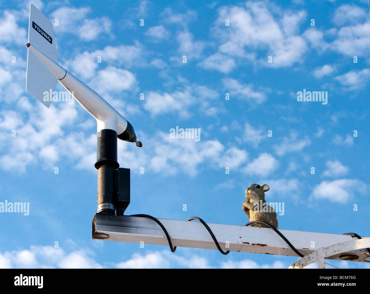 Young brand anemometer atop doppler hires stock photography and images