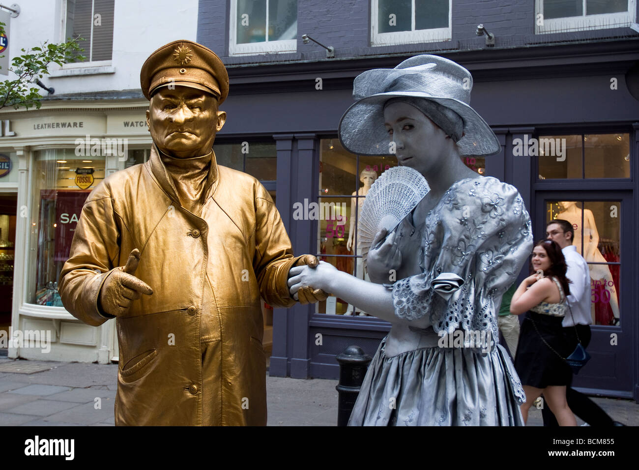 Human Statues at Covent Garden Stock Photo Alamy