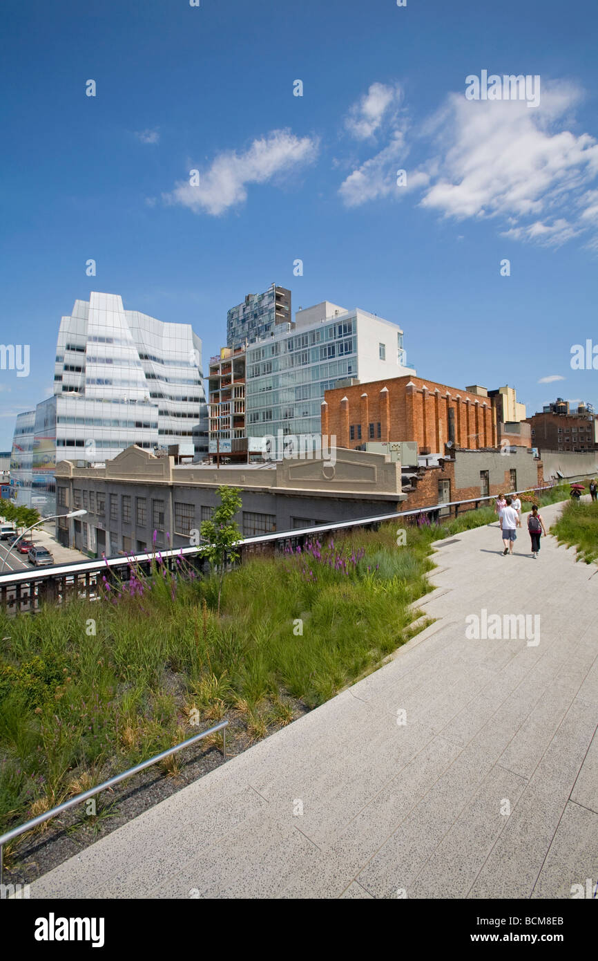 The High LIne Park, Chelsea, Manhattan, New York Stock Photo Alamy