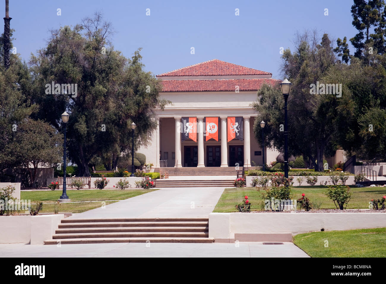 Occidental College, where Barack Obama attended from fall 1979 through spring 1981 before  transferring to Columbia University Stock Photo