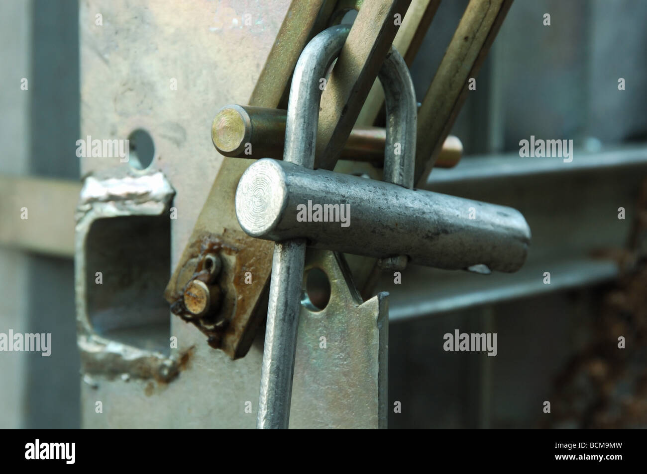Electric switch metal solid locker Stock Photo - Alamy