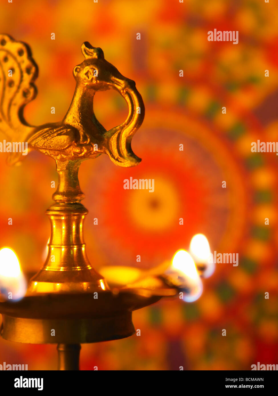 close up of traditional indian candle Stock Photo Alamy