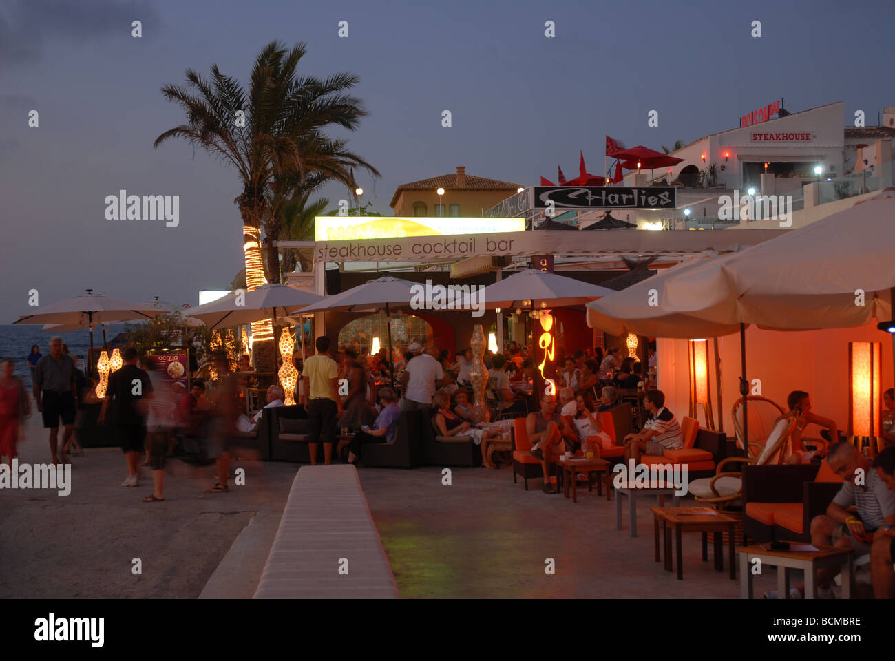waterfront restaurant and bar, Arenal, Javea / Xabia, Alicante Province