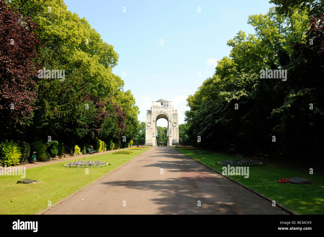 Leicester War Memorial, Victoria Park, England, UK Stock Photo