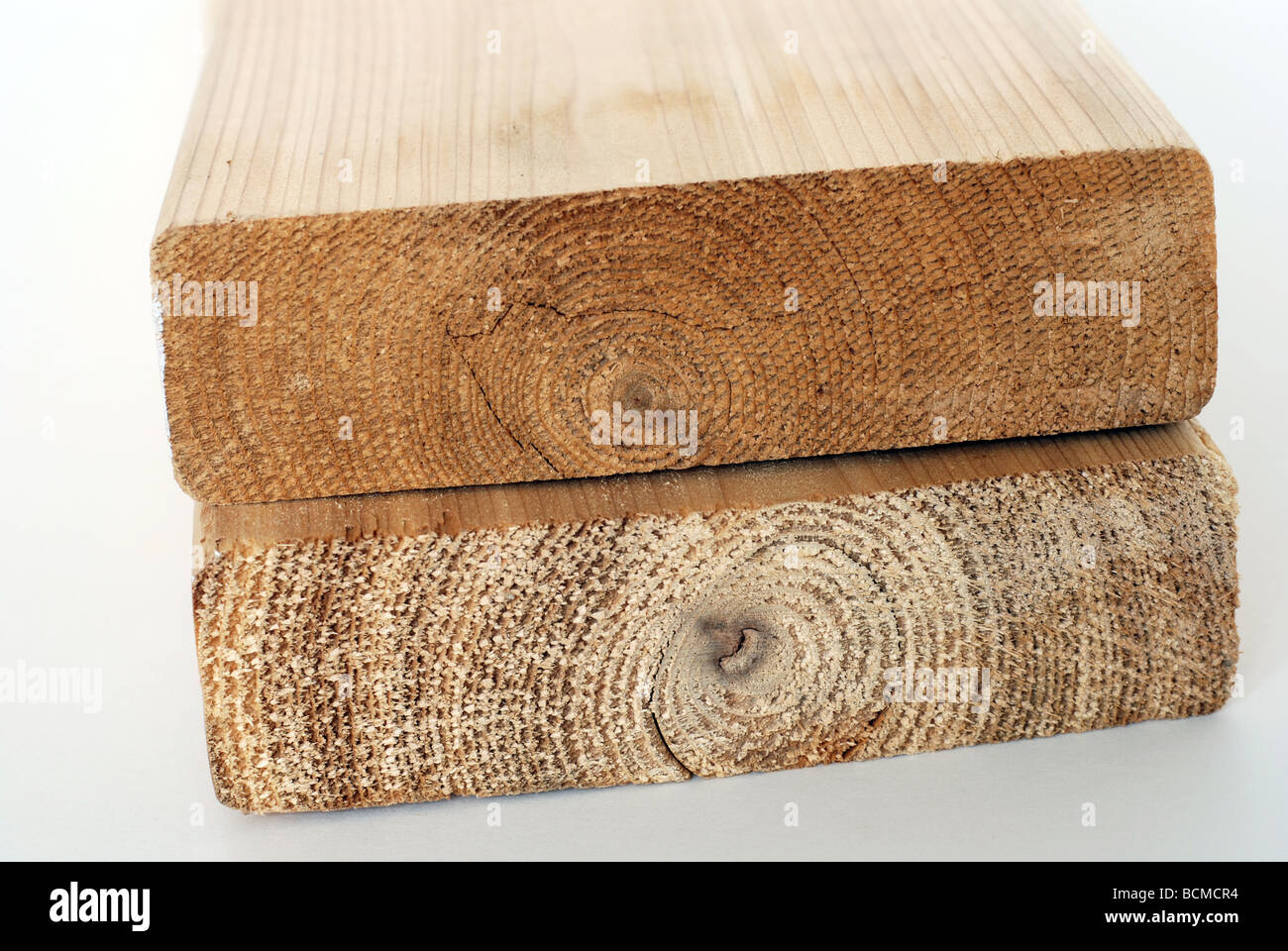 Wood lumber boards Stock Photo