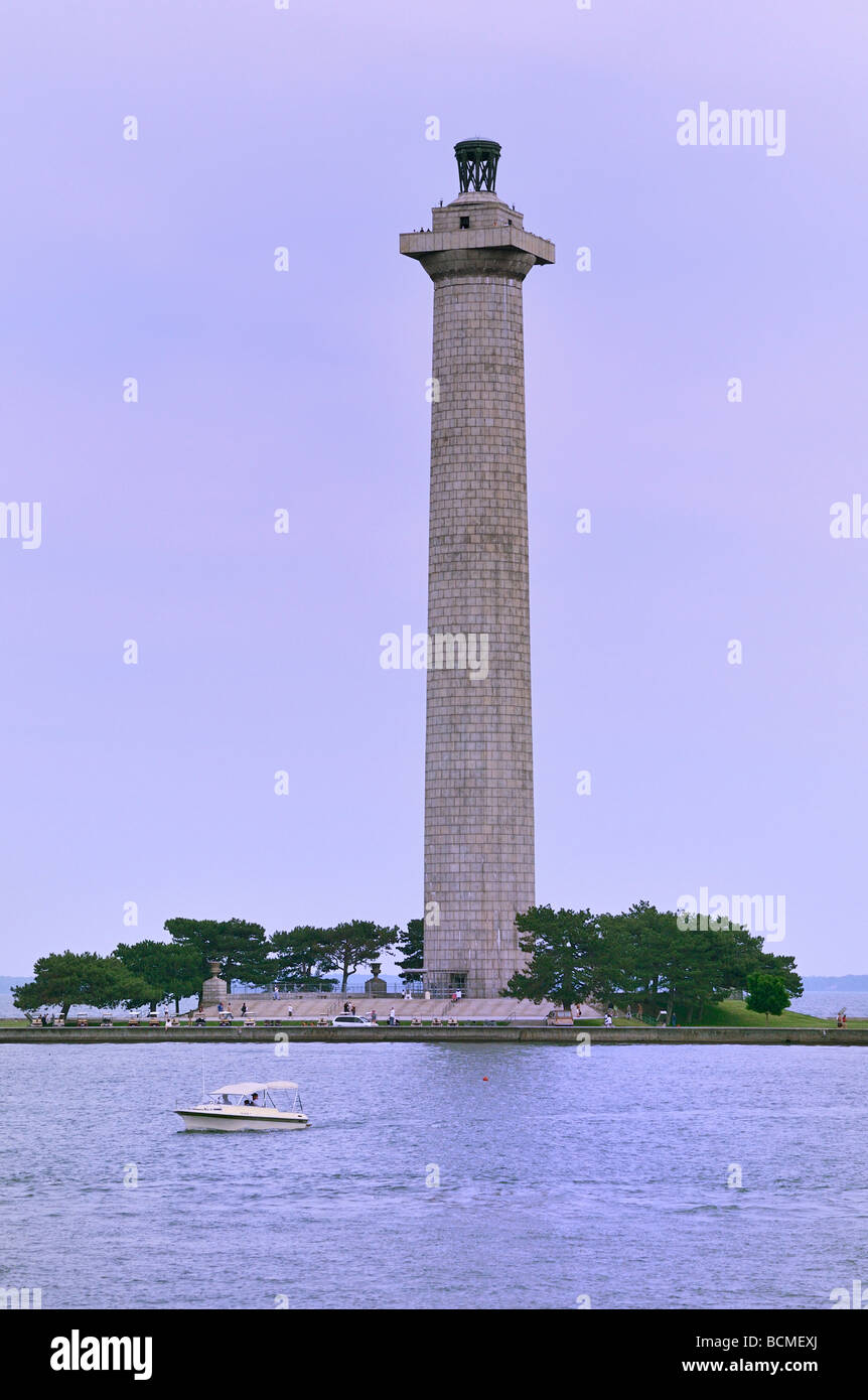 Perry s Victory and International Peace Memorial towers over the marina