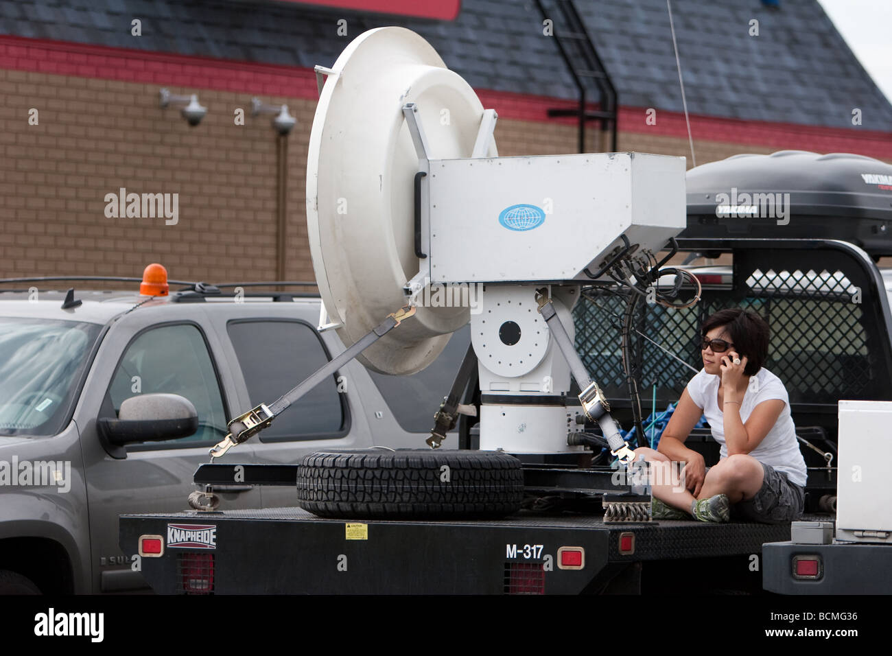 Doppler radar truck hi-res stock photography and images - Alamy