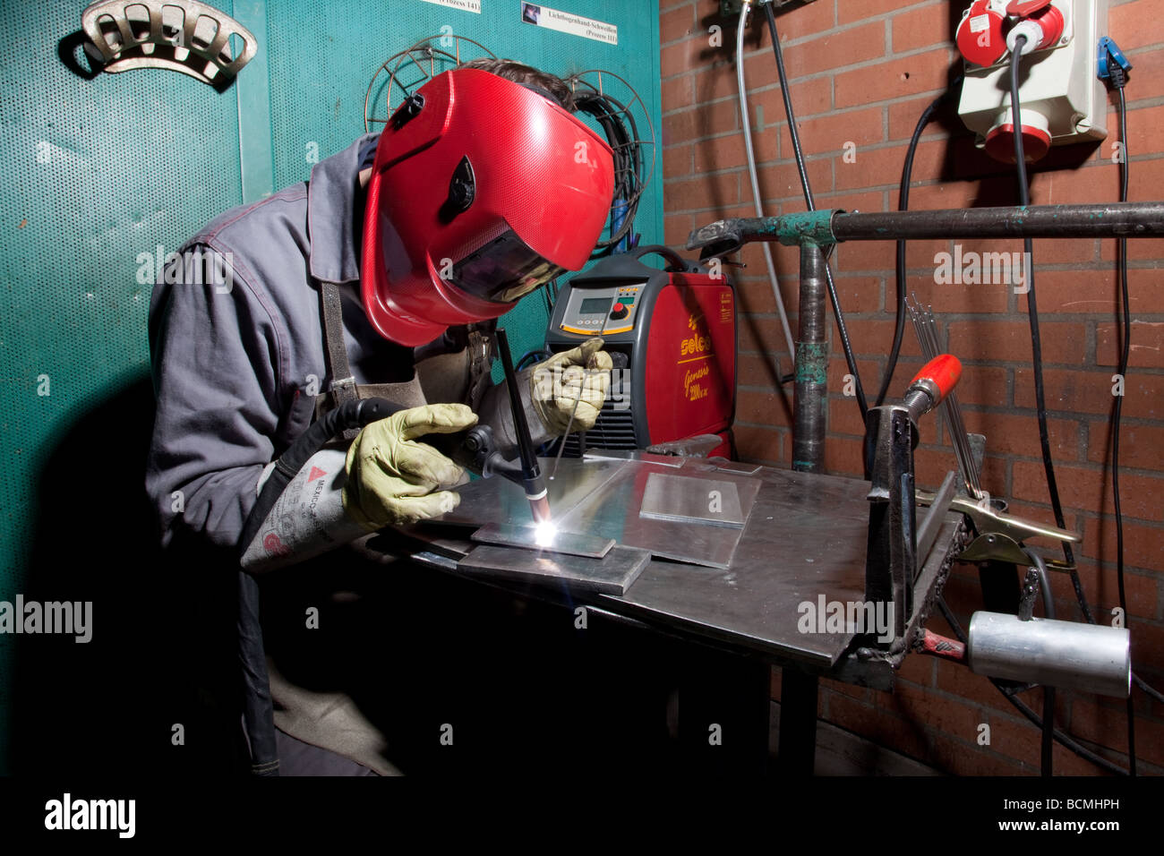 TIG welding Stock Photo - Alamy