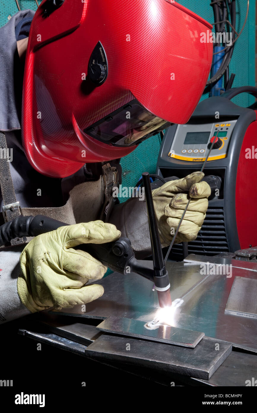 TIG welding Stock Photo - Alamy