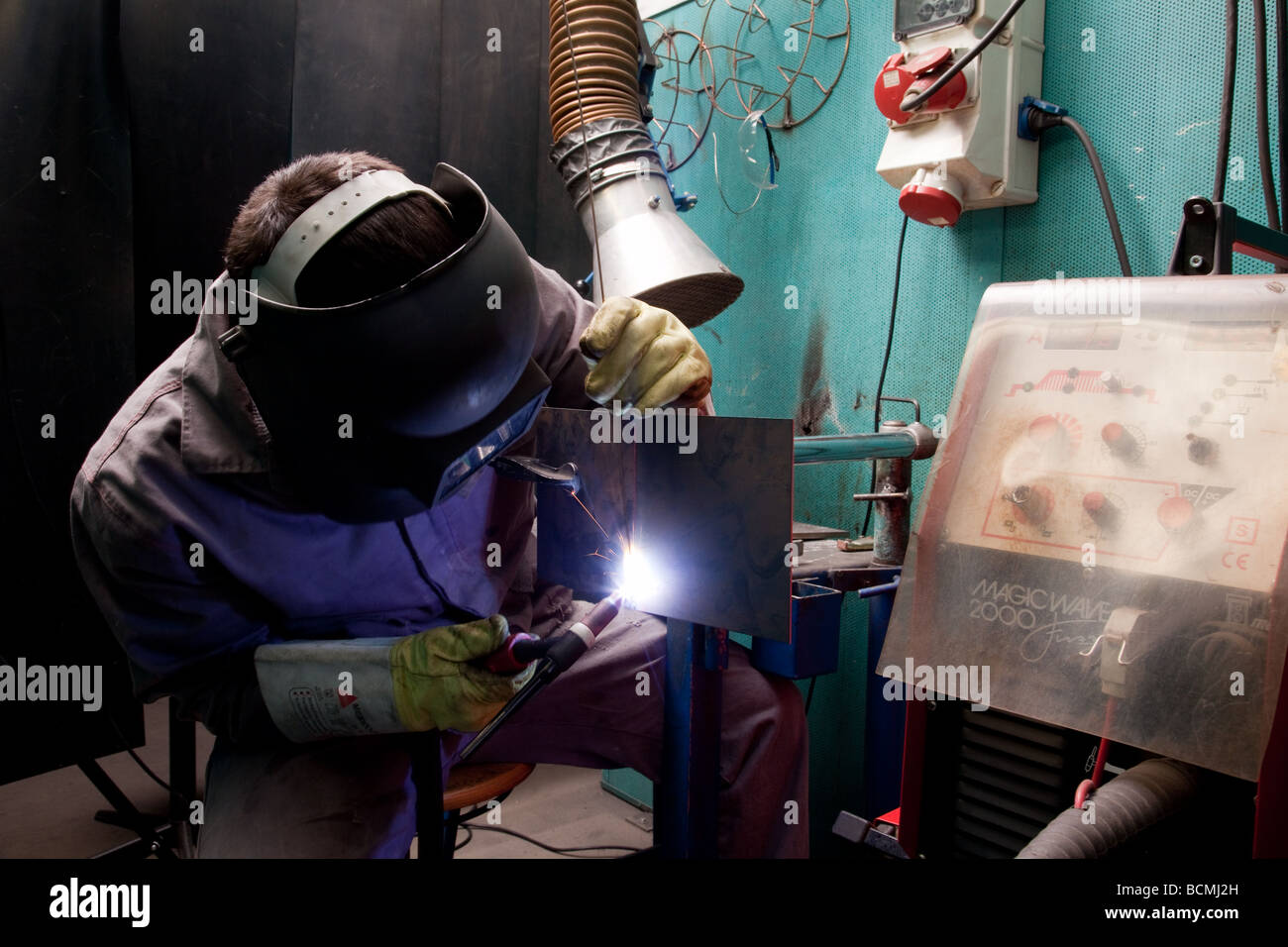 MIG and MAG welding Stock Photo - Alamy
