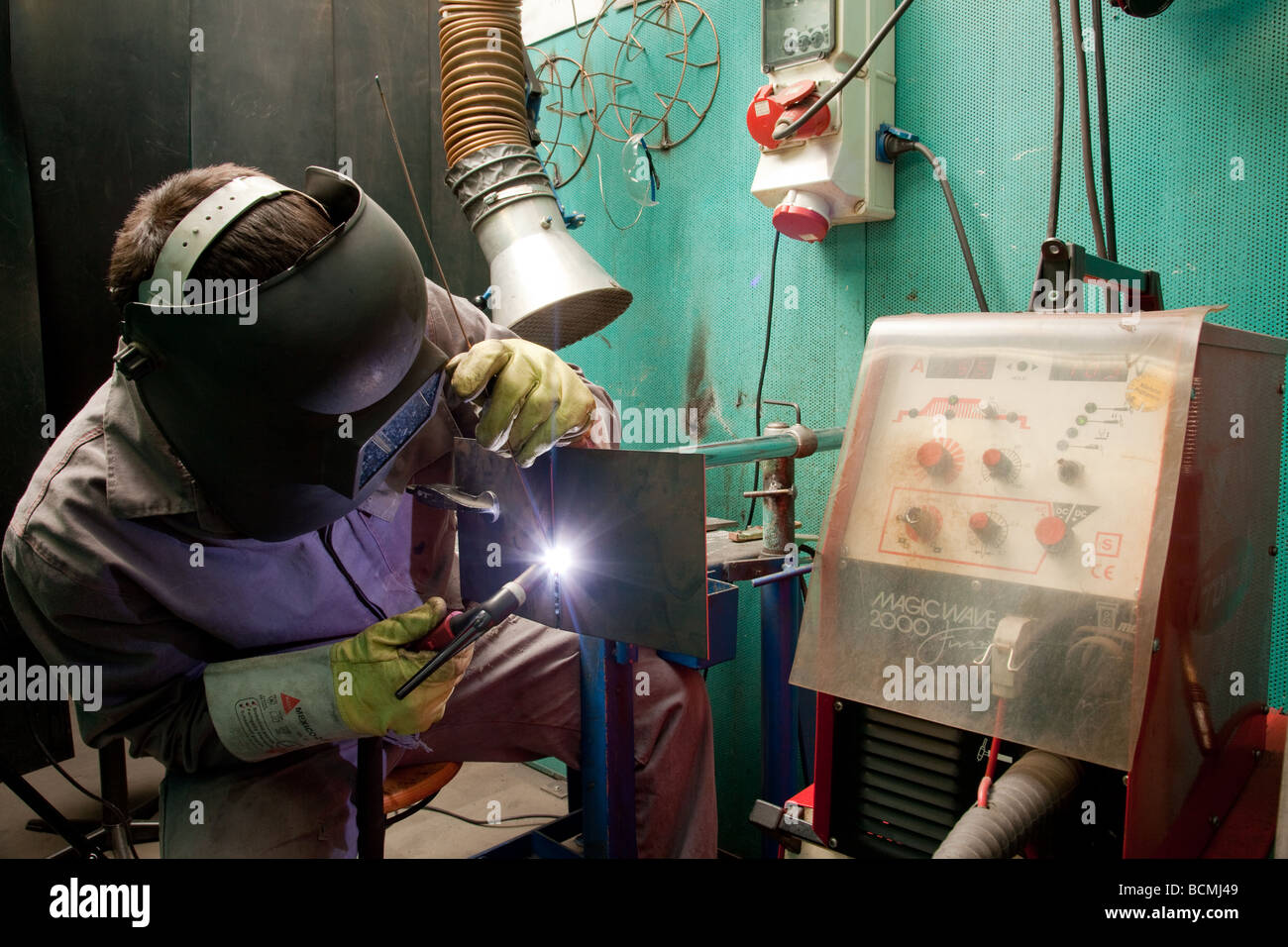 MIG and MAG welding Stock Photo - Alamy