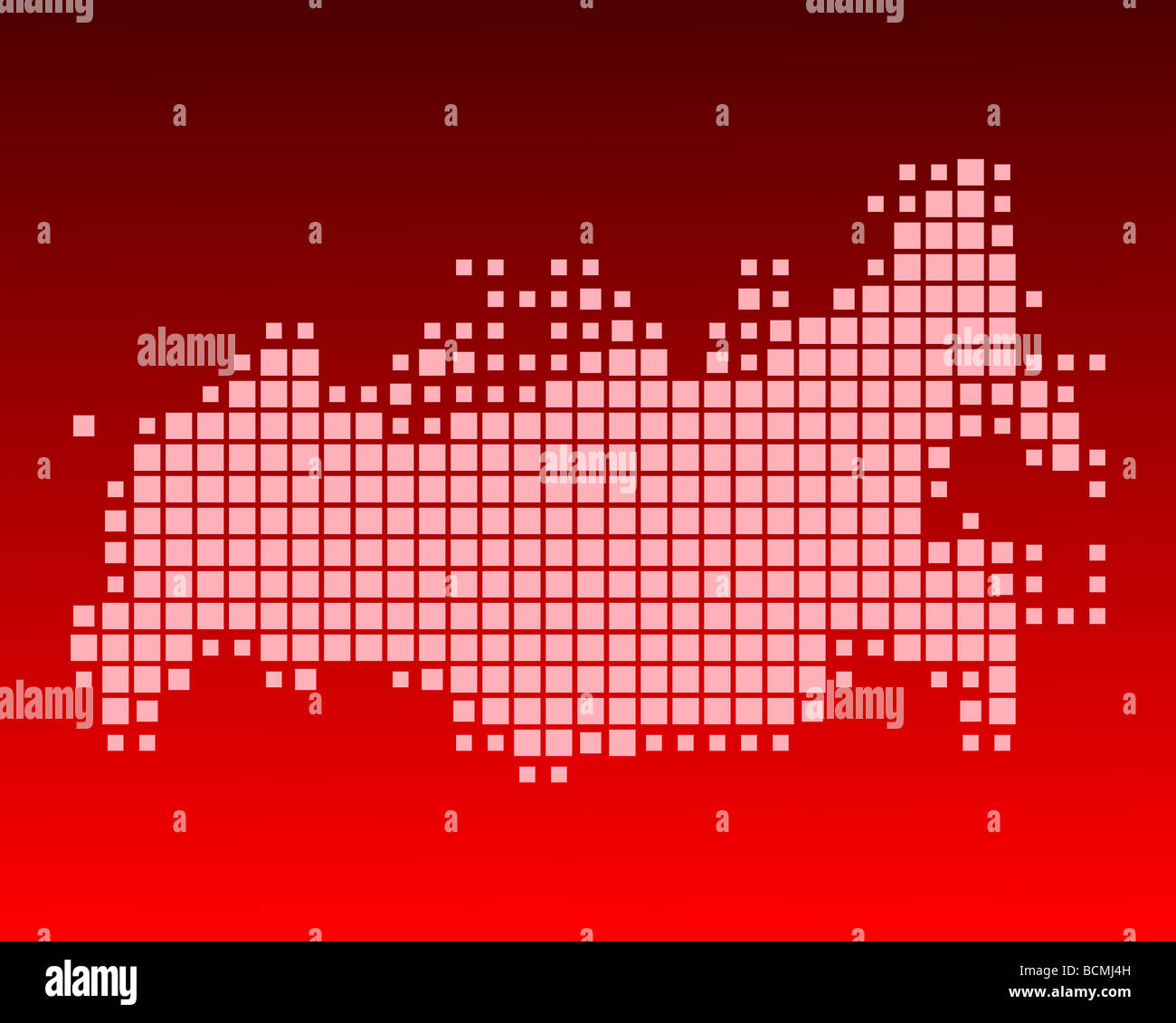 Map of Russia Stock Photo Alamy
