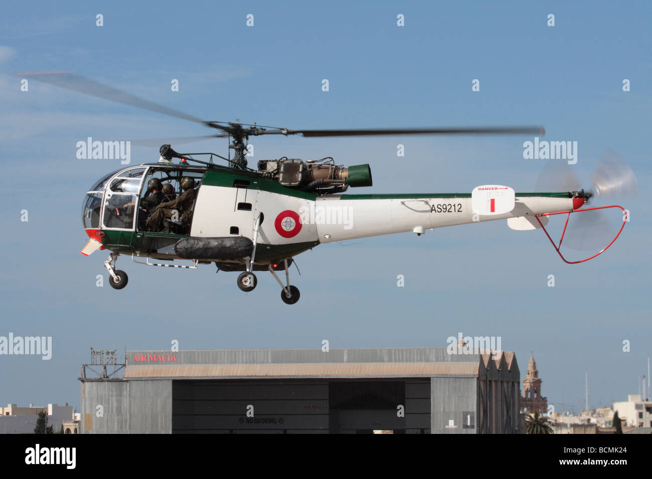 Armed Forces of Malta Alouette III helicopter Stock Photo Alamy