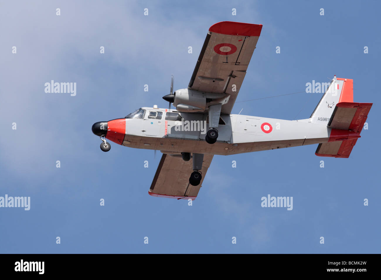 Britten-Norman Islander of the Armed Forces of Malta Stock Photo