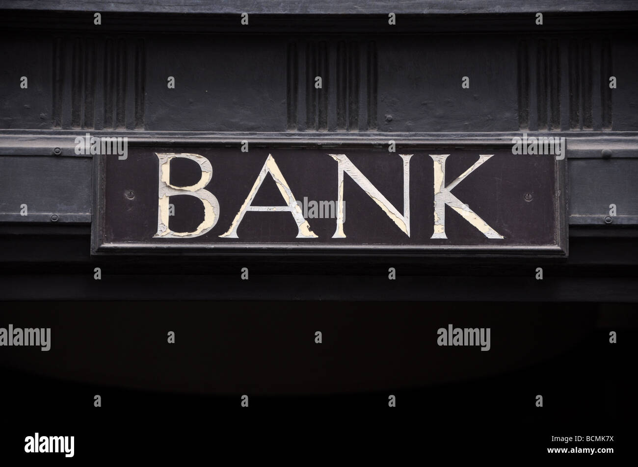 Old Bank Sign Jermyn Street London Stock Photo Alamy