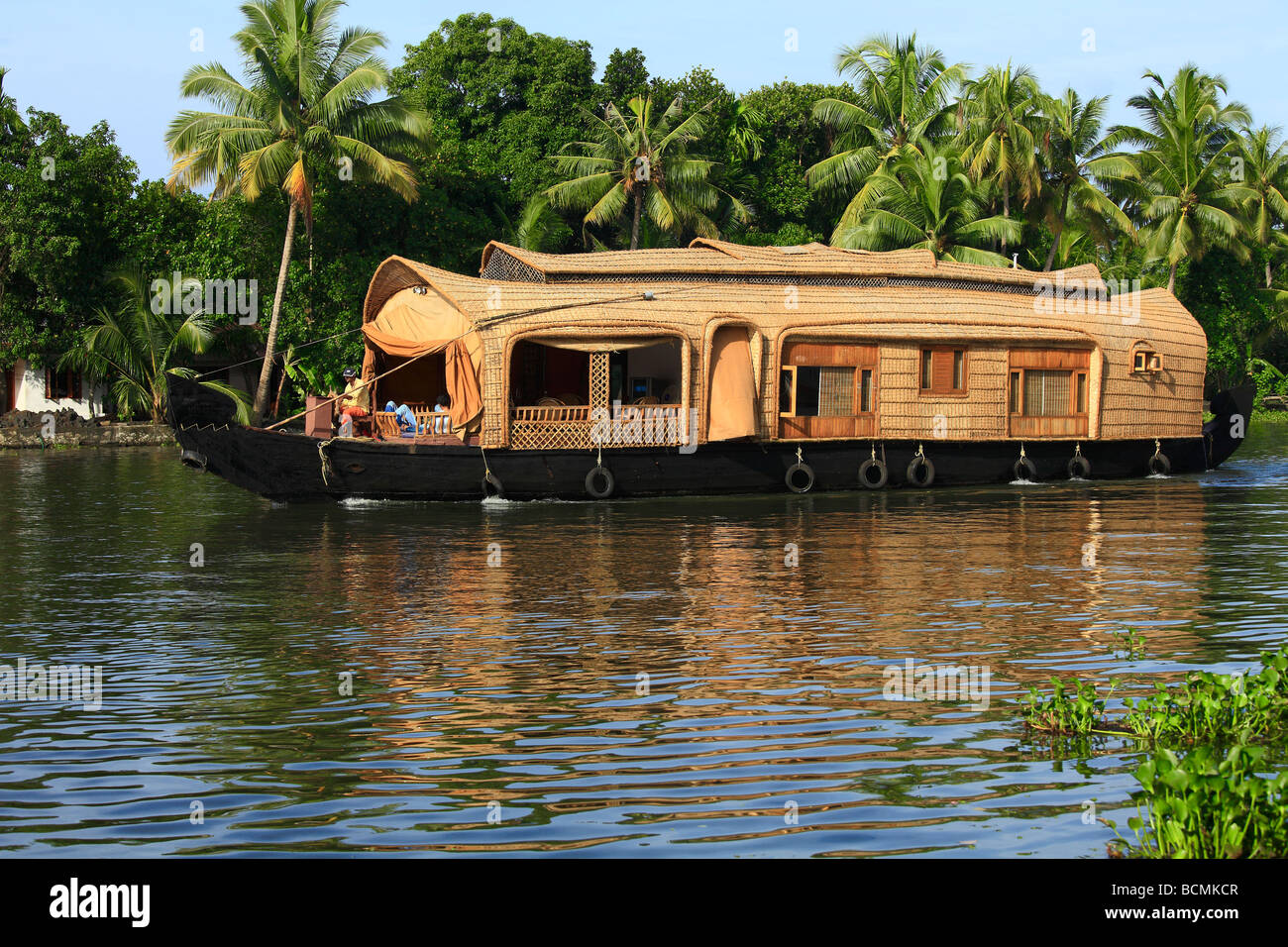 House boat at Alleppy Stock Photo