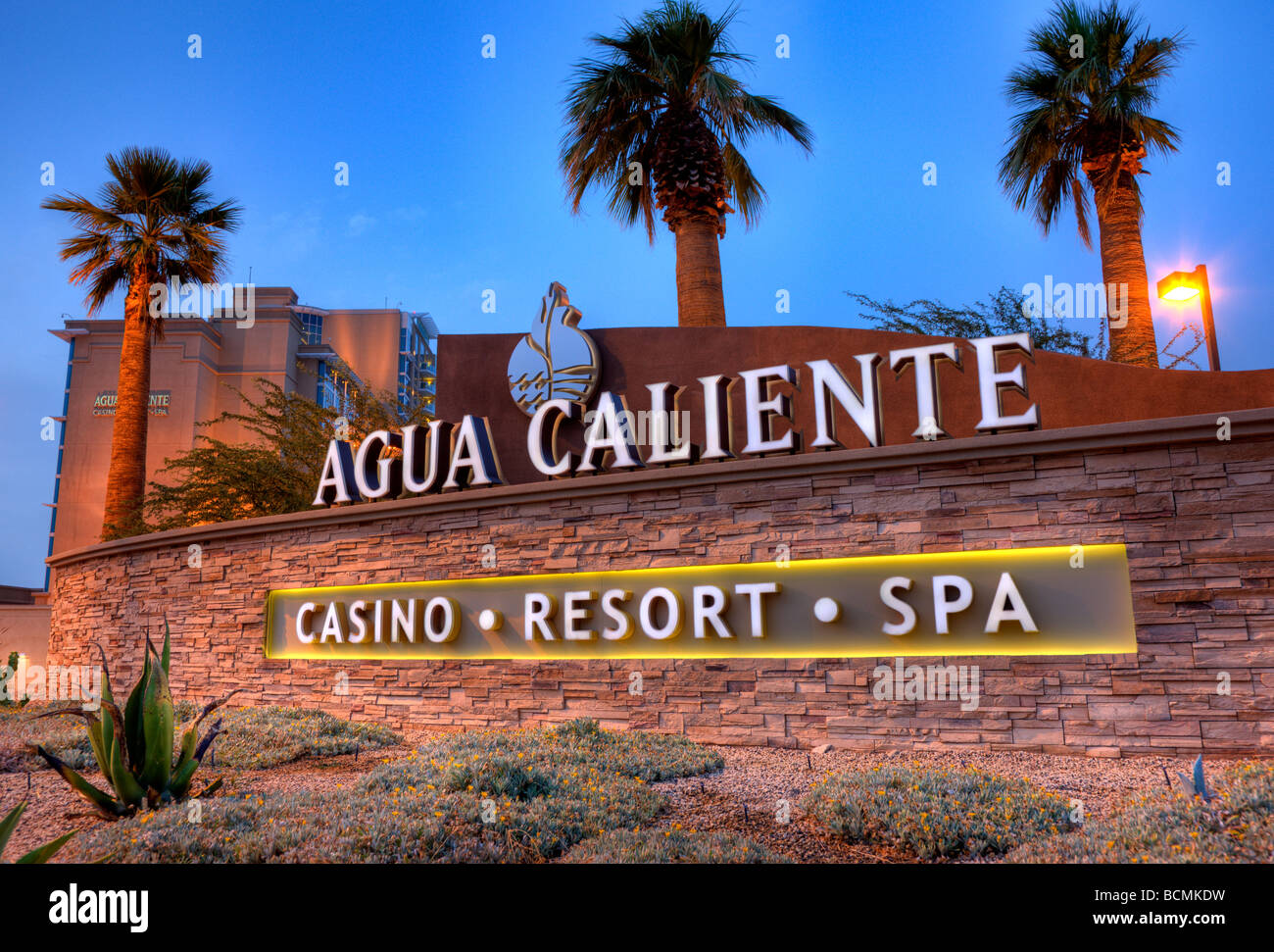 Agua Caliente Hotel, Resort, Spa & Casino - Rancho Mirage, CA Stock Photo