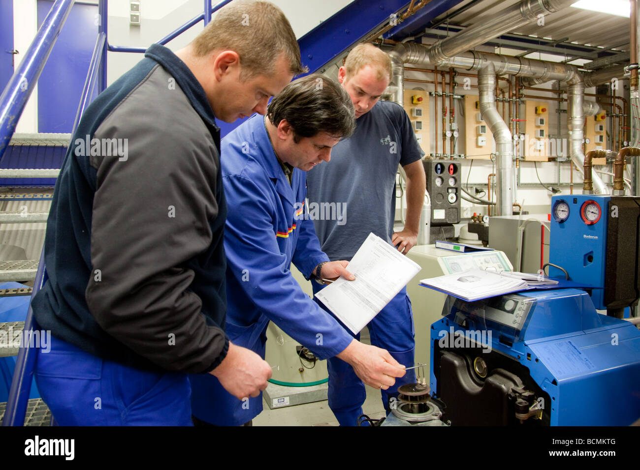Training for heating ventilation and air conditioning in the school for