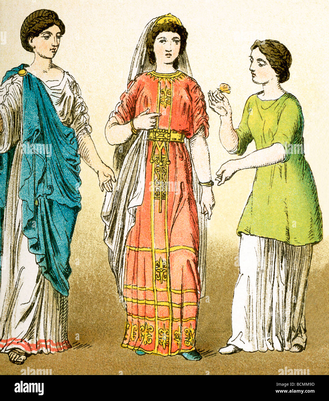 ancient roman clothing female