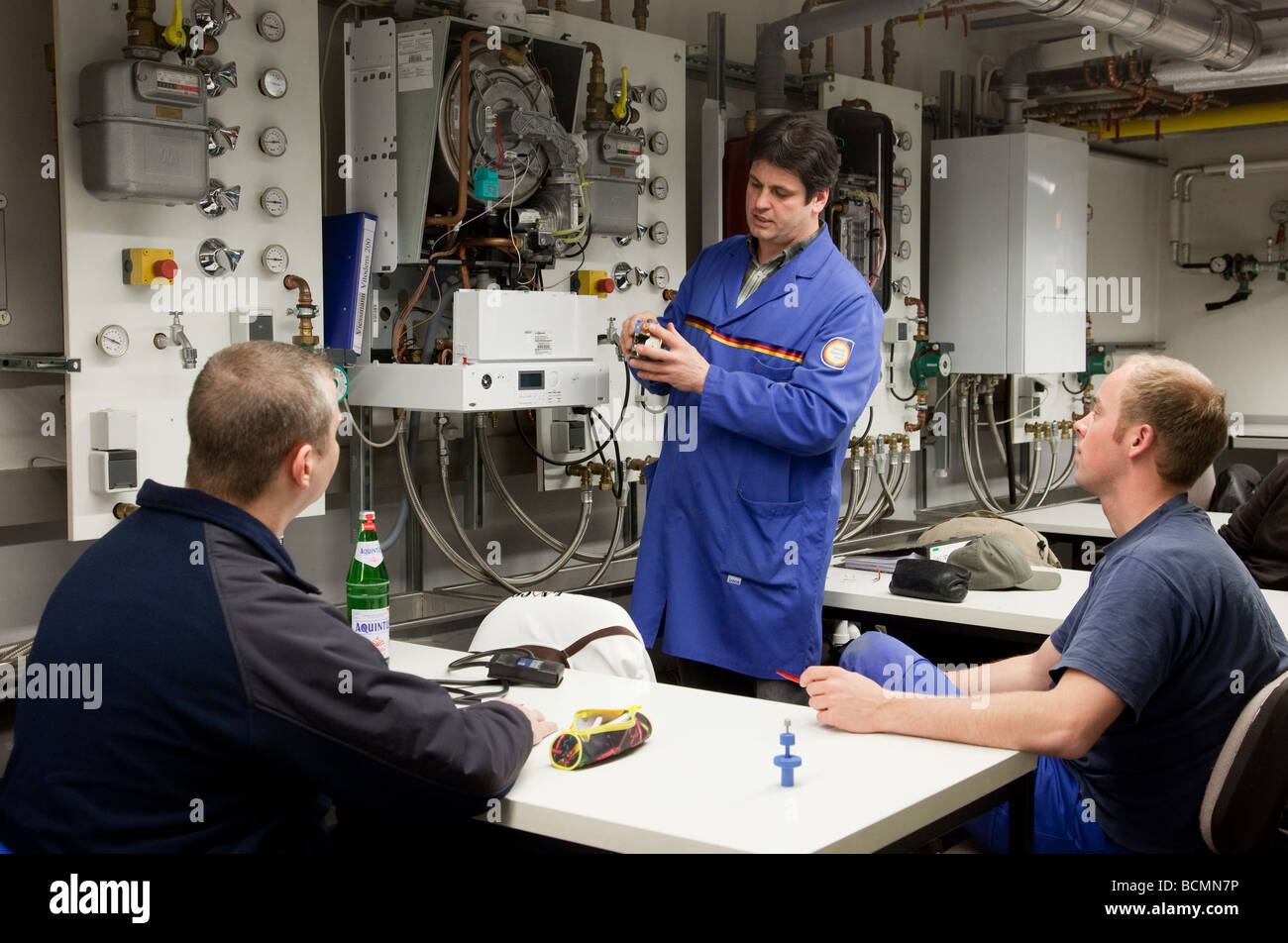 Training for heating ventilation and air conditioning in the school for