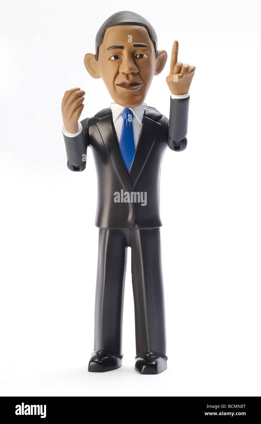 obama figure Stock Photo