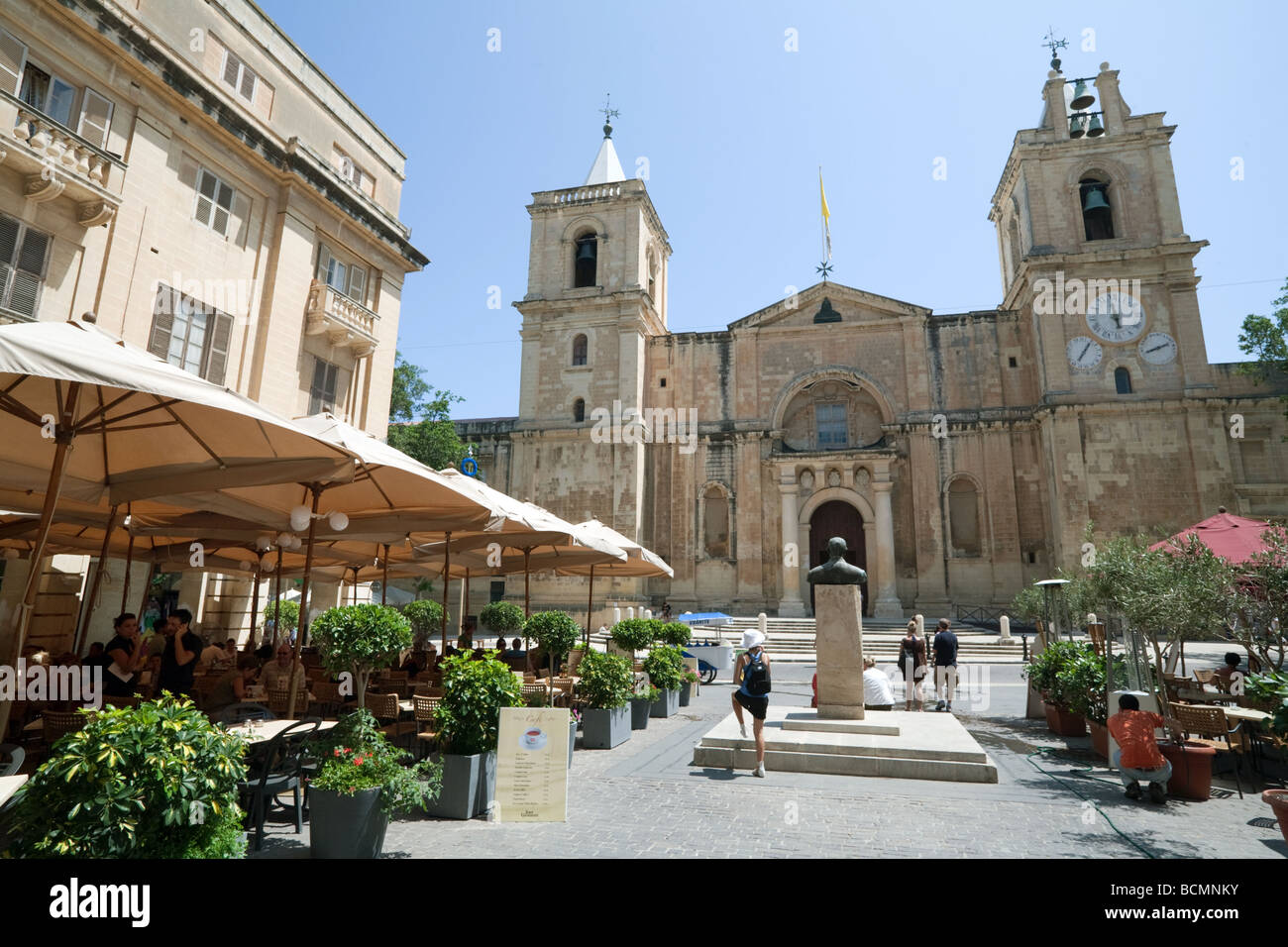 St Johns co cathedral Valletta Malta Europe Stock Photo