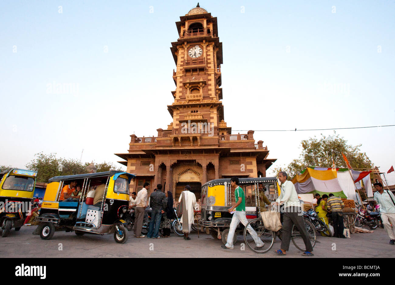 The Clock Tower Sadar Market Jodhpur Rajasthan India Stock Photo Alamy