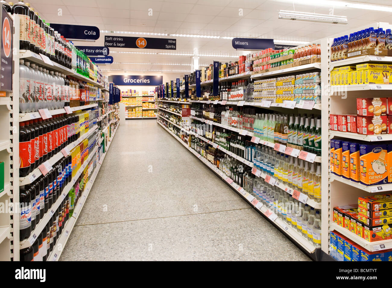 Sainsbury Supermarket London England Stock Photo Alamy