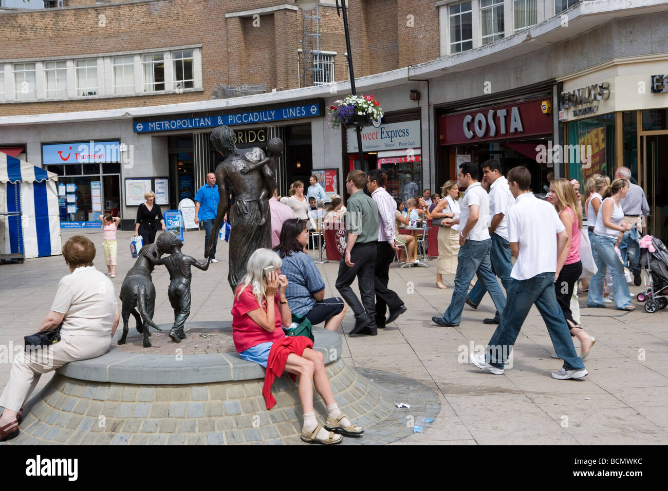 Uxbridge Town Centre Middlesex London England Stock Photo Alamy