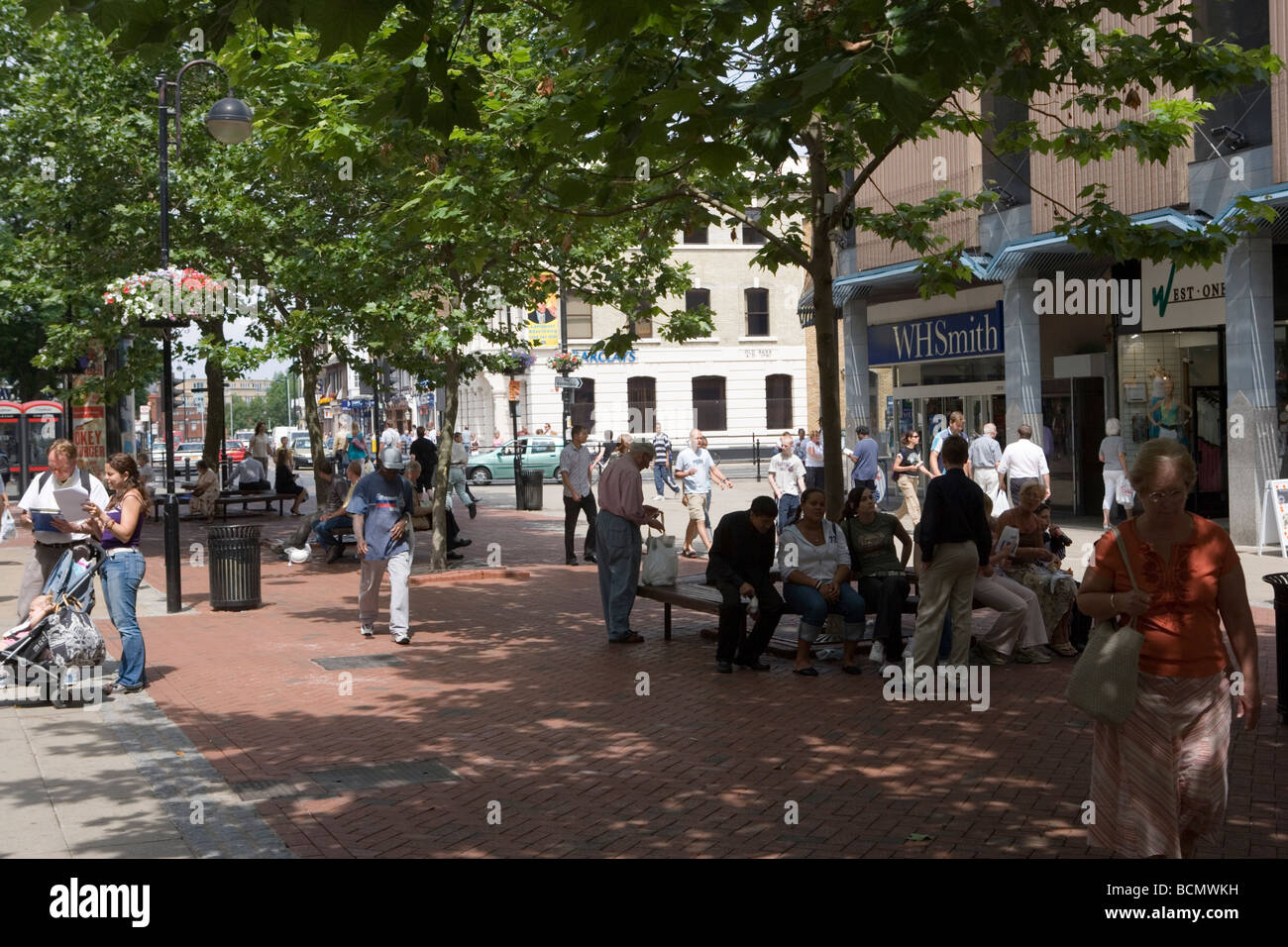 Uxbridge Town Centre Middlesex London England Stock Photo Alamy
