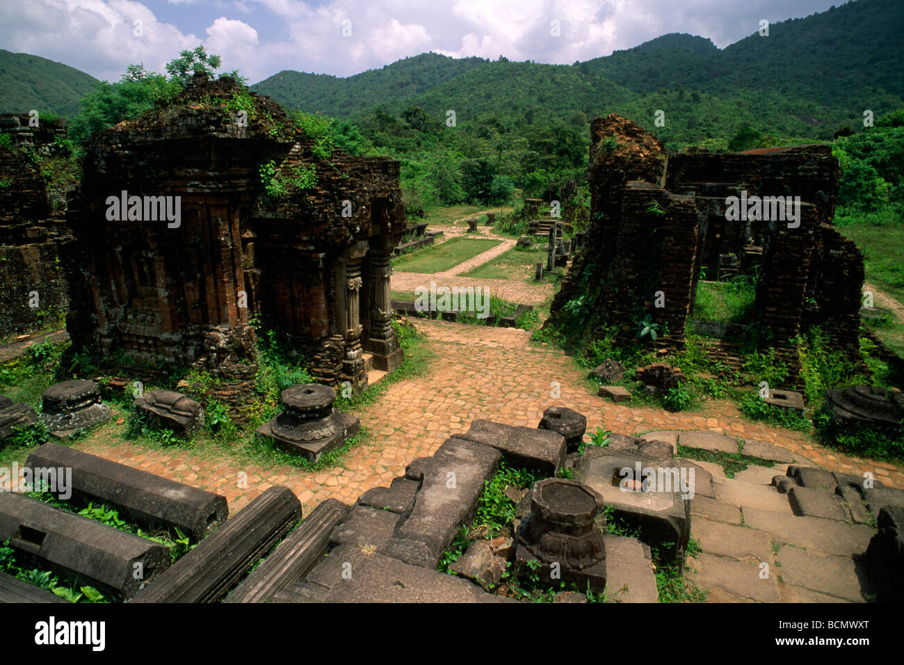 Vietnam, My Son, Cham ruins Stock Photo